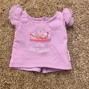 American girl doll birthday shirt